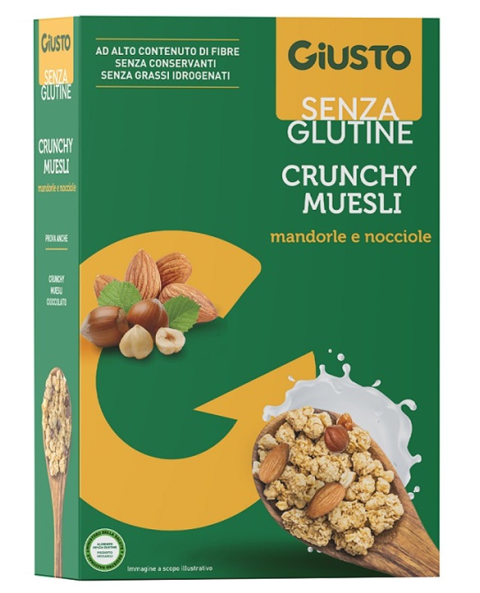 GIUSTO S/G CRUNCHY MUESLI MAND<