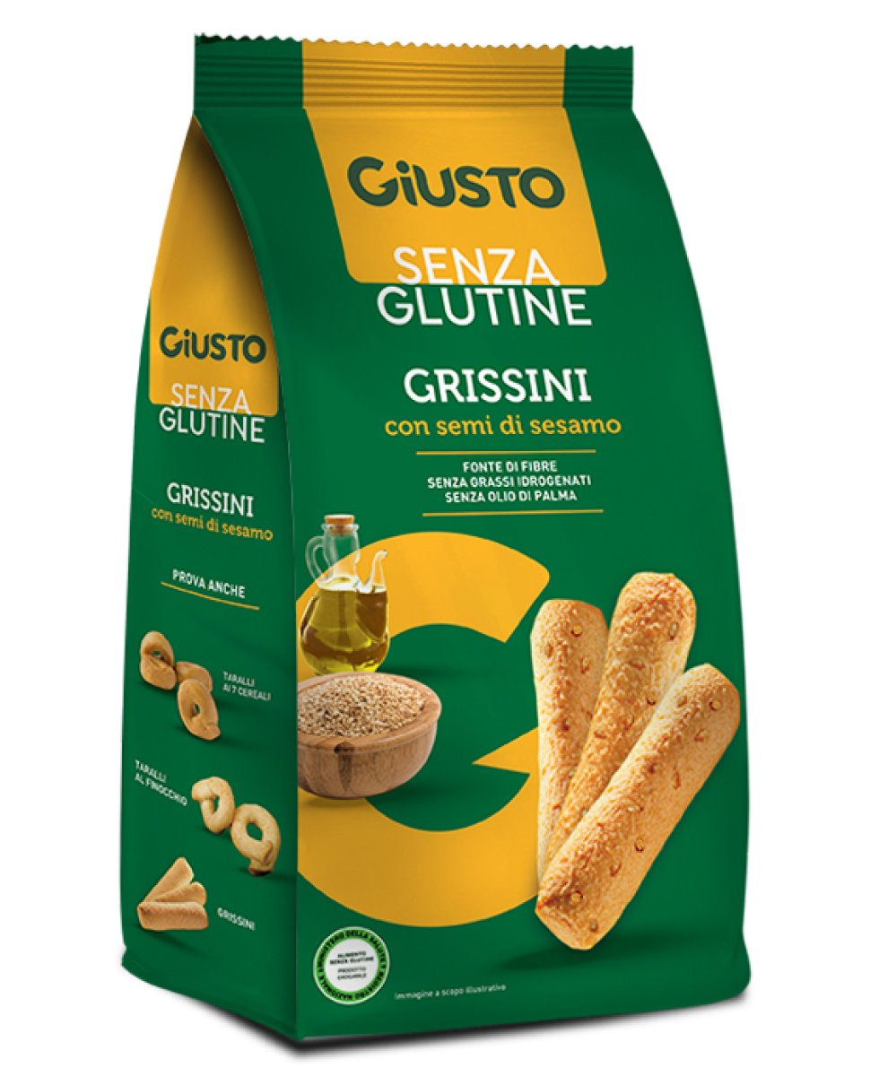 GIUSTO S/G Grissini Sesamo150g