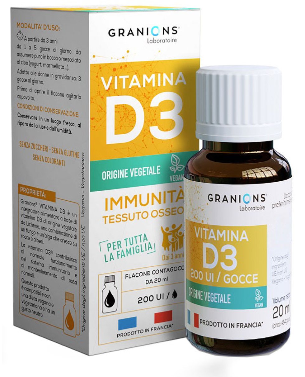 GRANIONS VITAMINA D3 GOCCE20ML