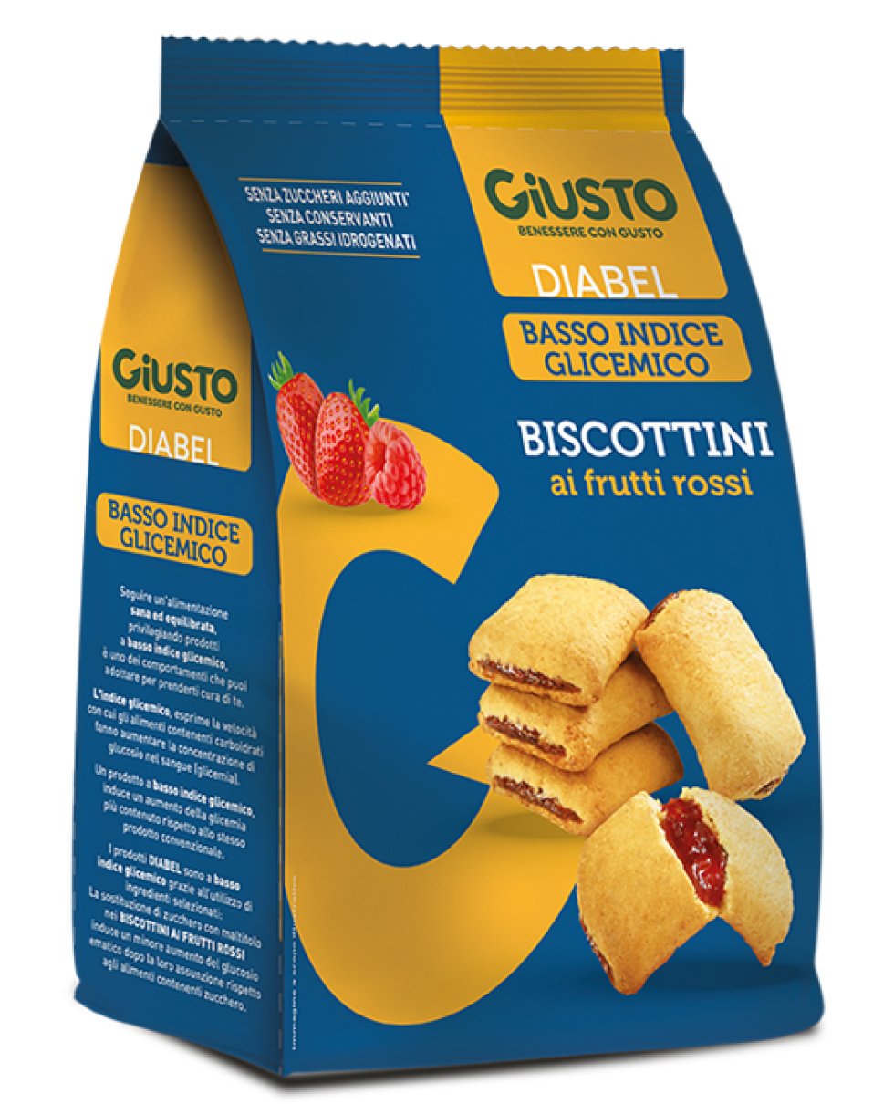 GIUSTO DIABEL BISCOTTINI FRUTT