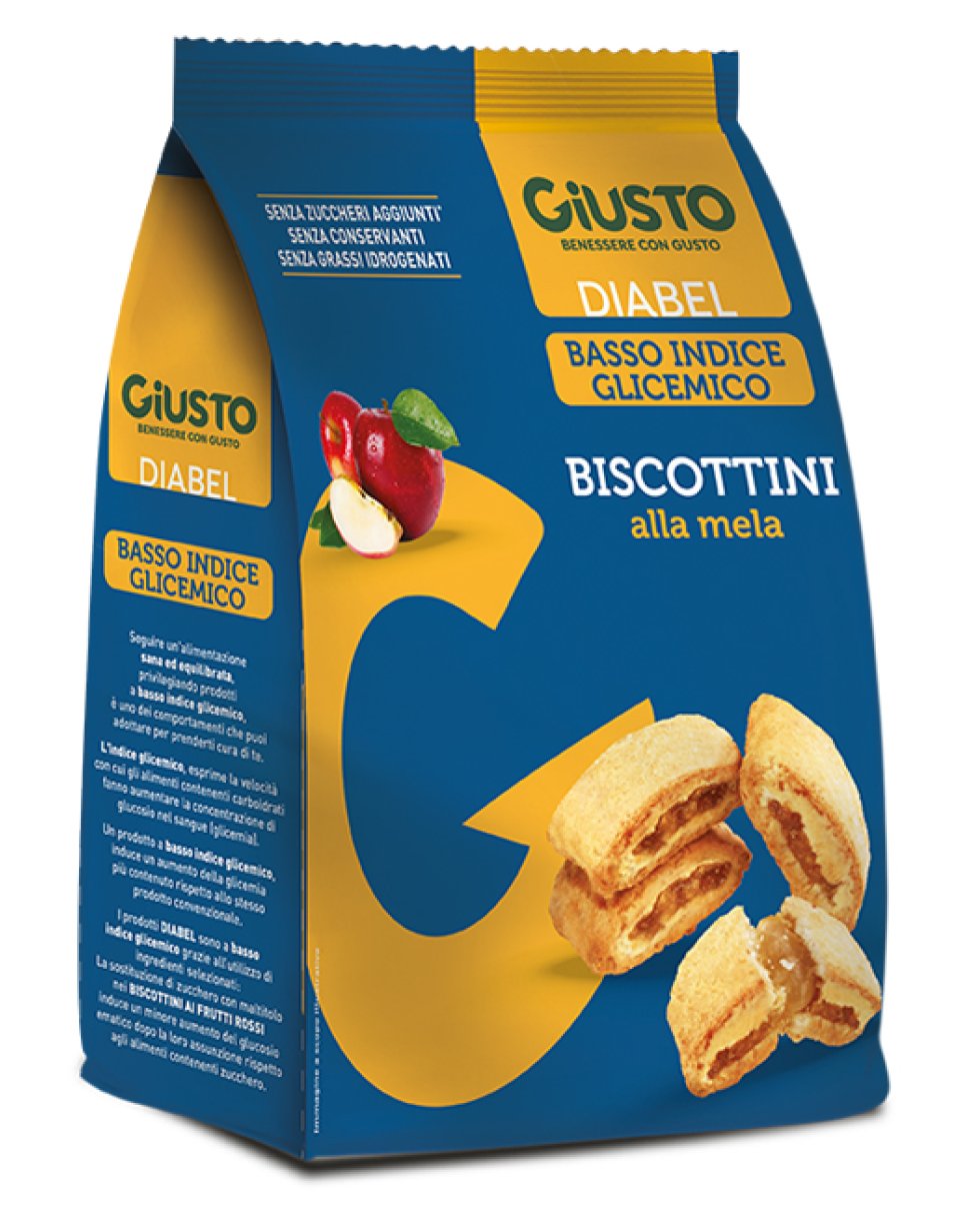 GIUSTO DIABEL BISCOTTINI MELA