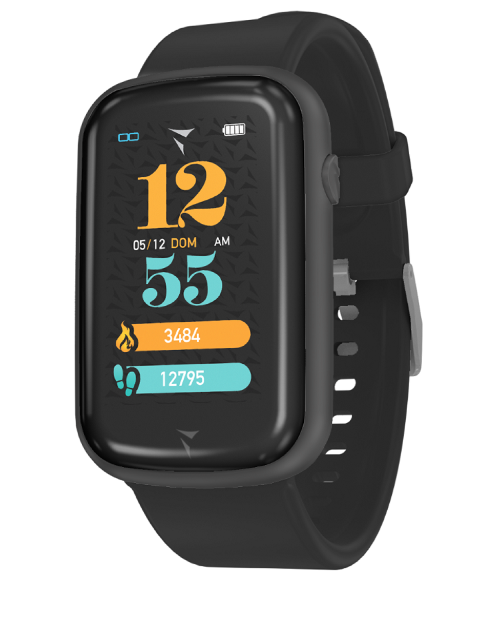 STEPS Smartwatch Total Black