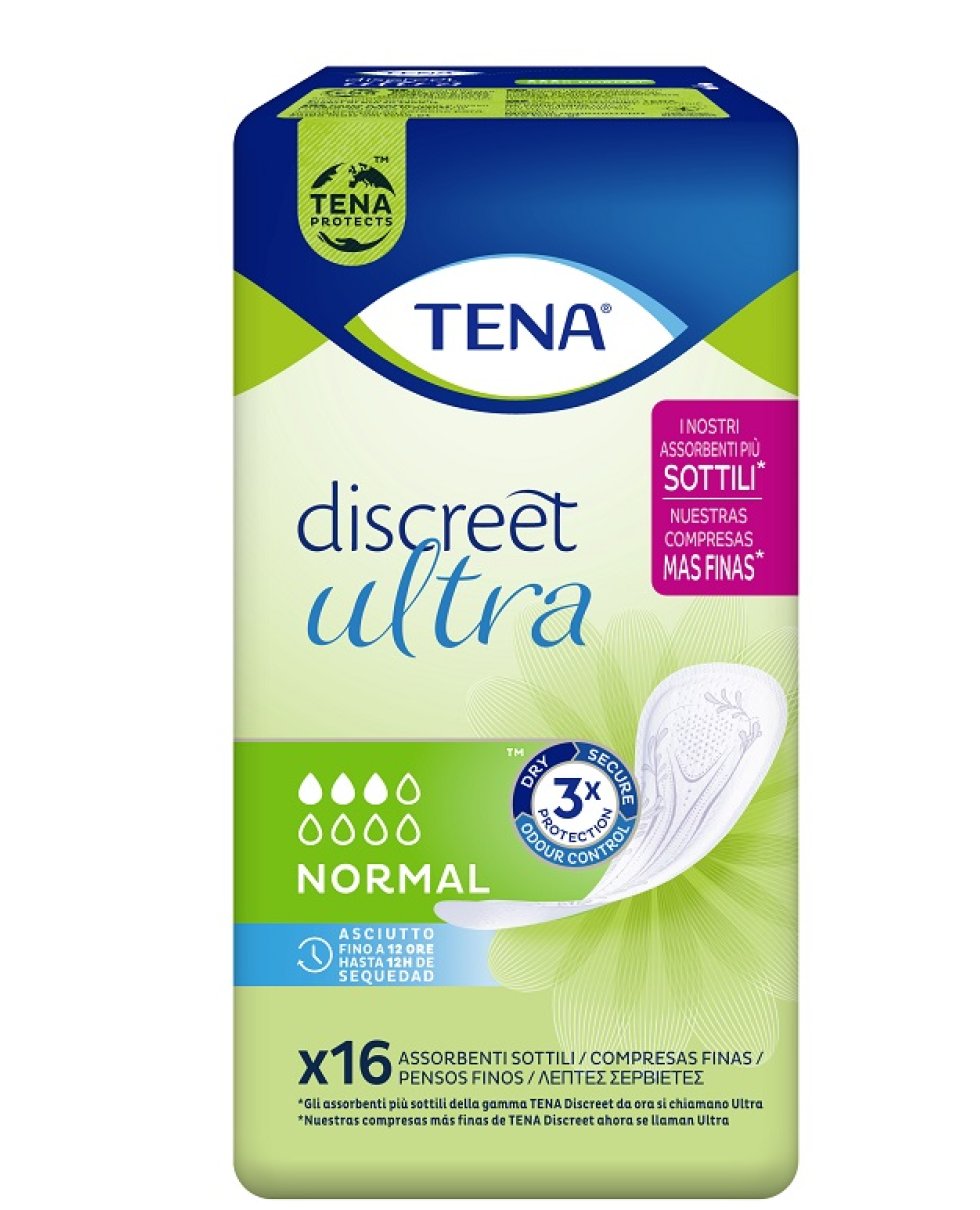 TENA DISCREET ULTRA NORMAL 16P