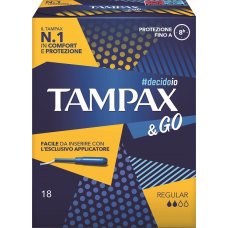 TAMPAX&GO Regular 18pz