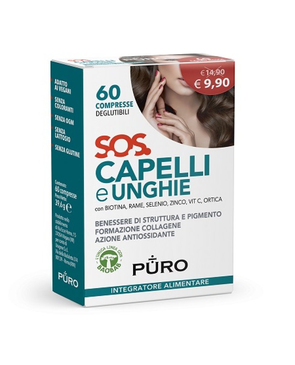 Puro Sos Capelli E Unghie 60 Compresse