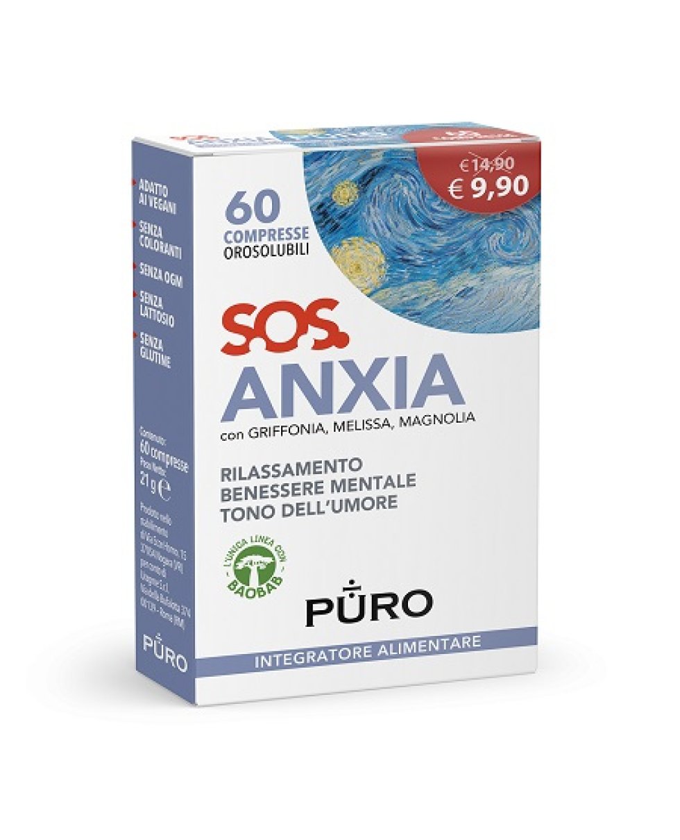 Puro Sos Anxia 60 Compresse Orosolubili