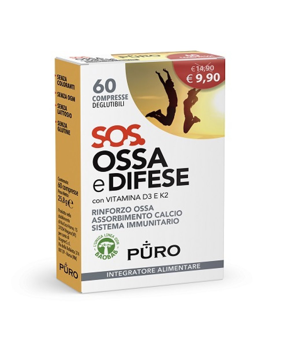 Puro Sos Ossa E Difese 60 Compresse