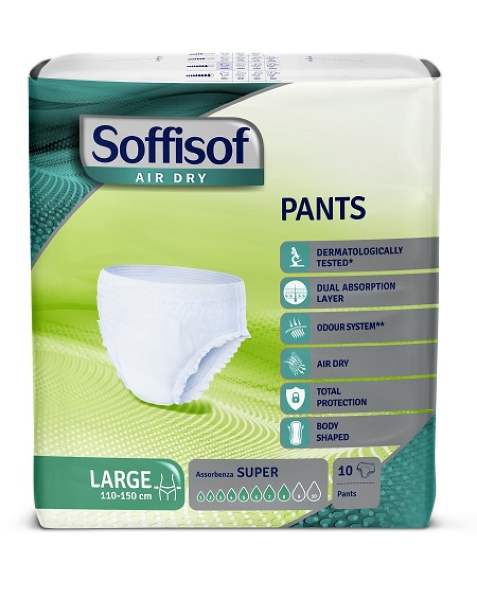 SOFFISOF AIR DRY PANTS SUP L