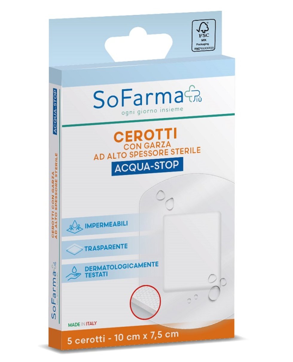 CEROTTO ACQUASTOP 10X7,5 5P SF+