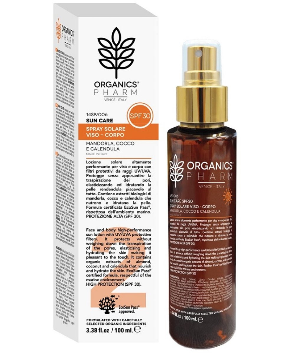 ORG PH SPRAY SOLARE V/C SPF30