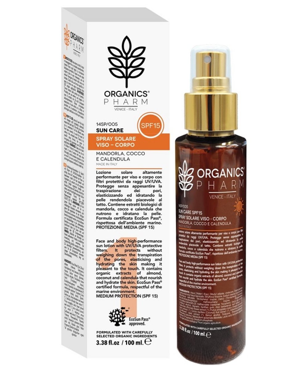 ORG PH SPRAY SOLARE V/C SPF15