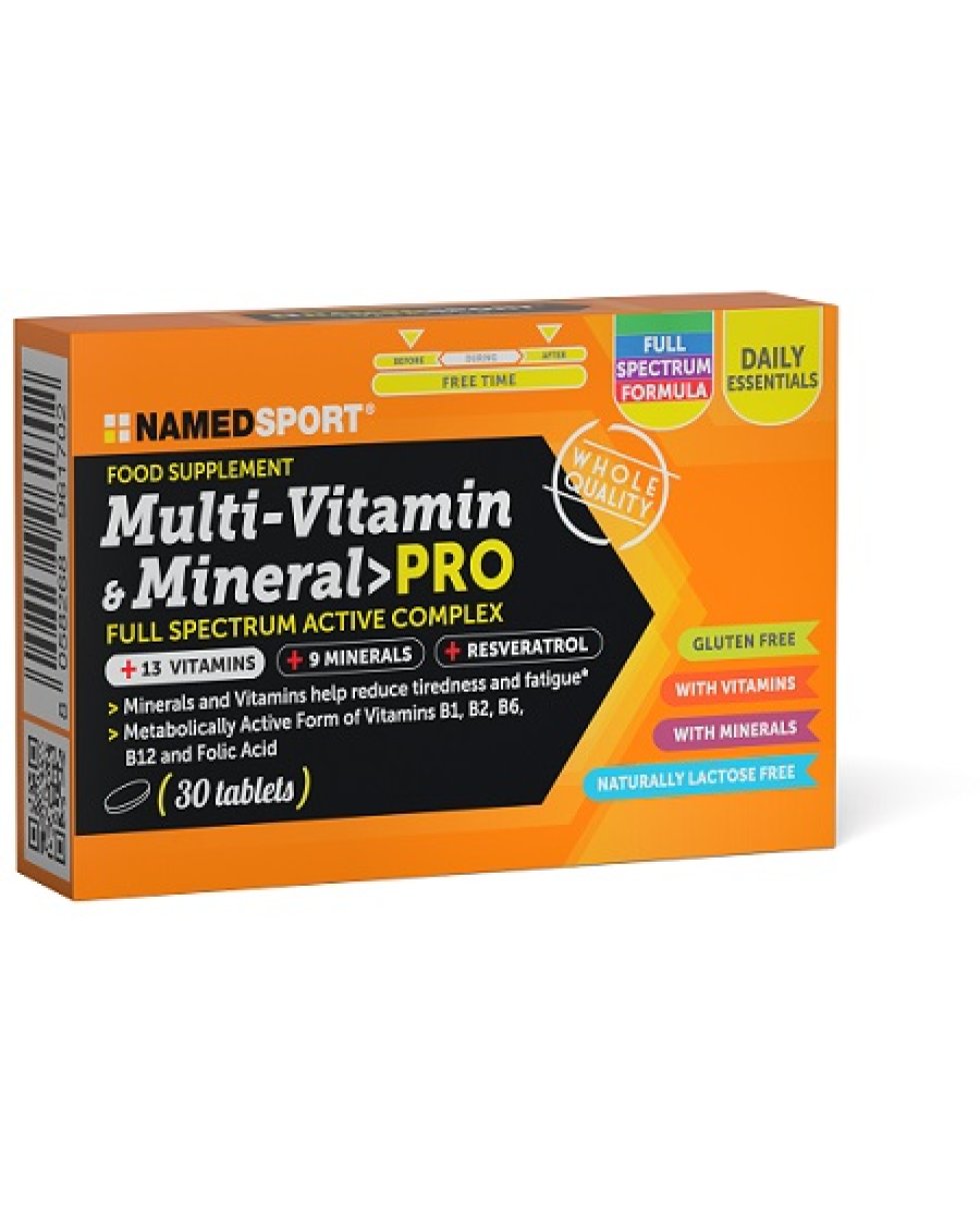 Named Sport Multi Vitamin & Mineral Pro 30 Compresse