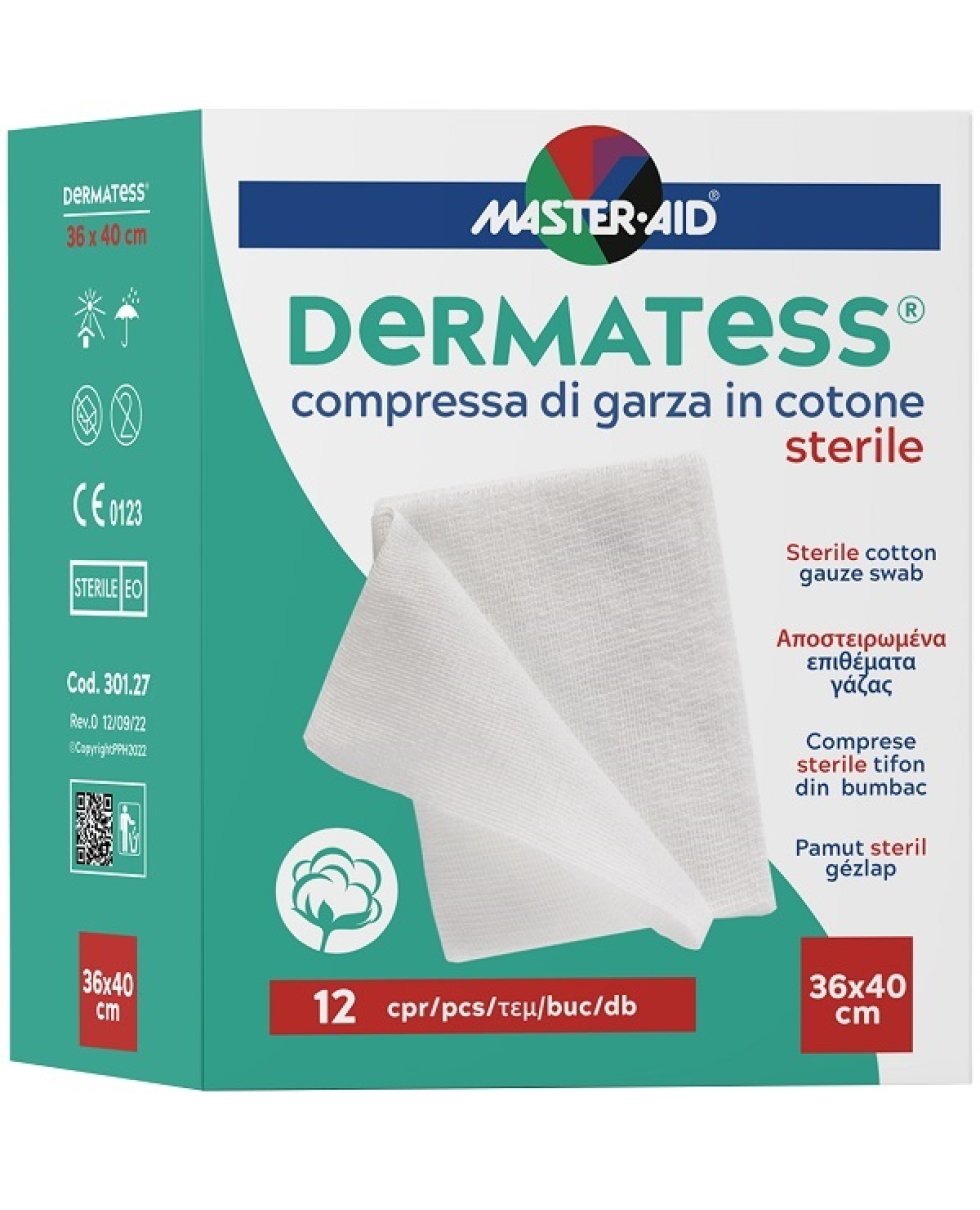 DERMATESS COT GARZA 36X40 12PZ