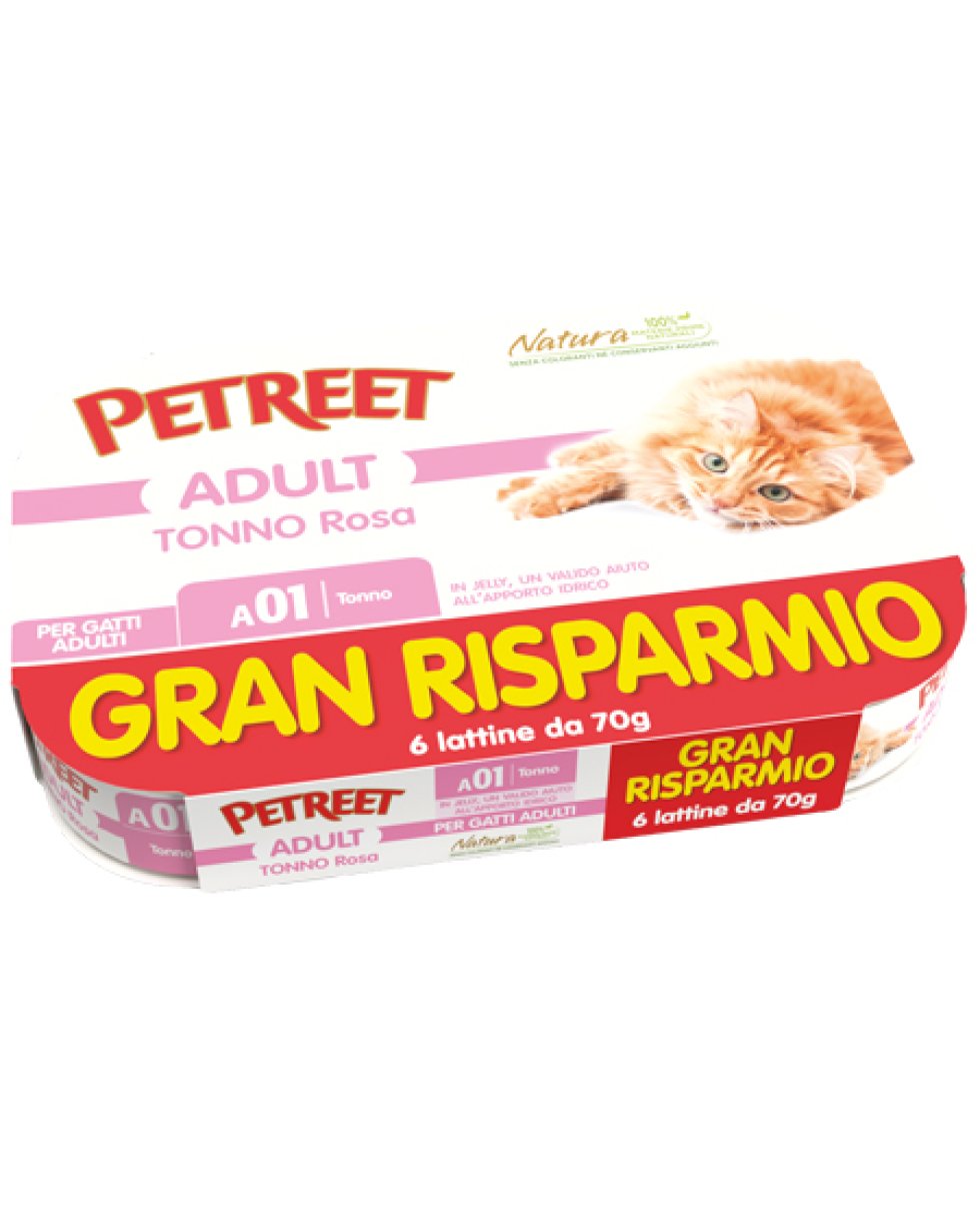 PETREET NATURA TONNO ROSA 70G