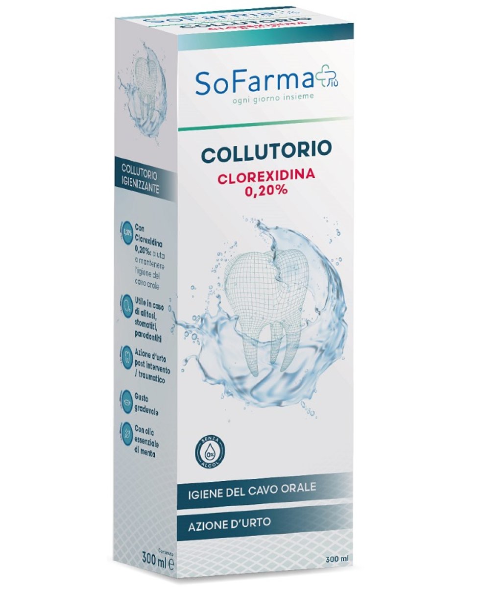 COLLUTORIO CLOREX 020 300ML SF+