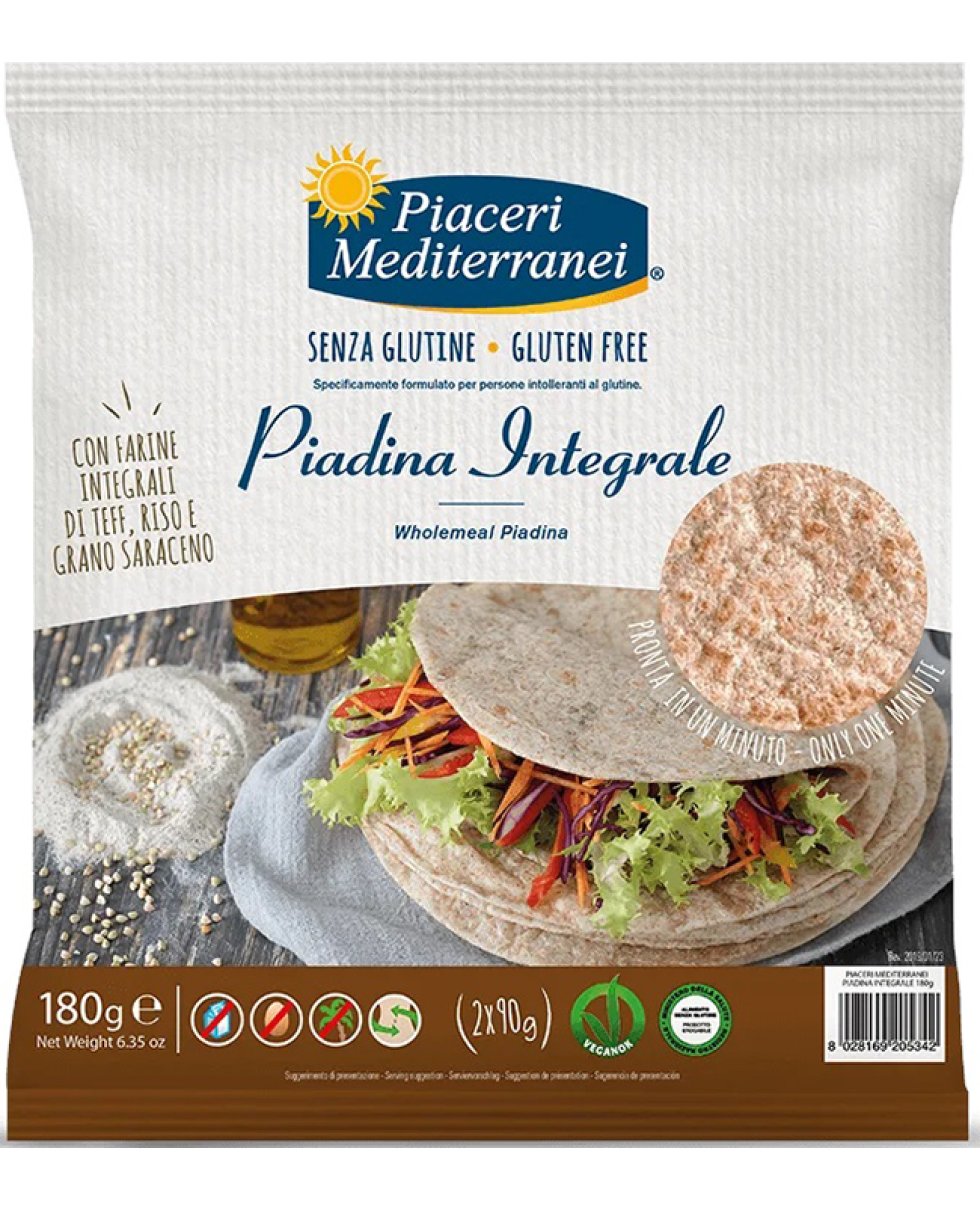 PIACERI MED.Piadina Int.180g