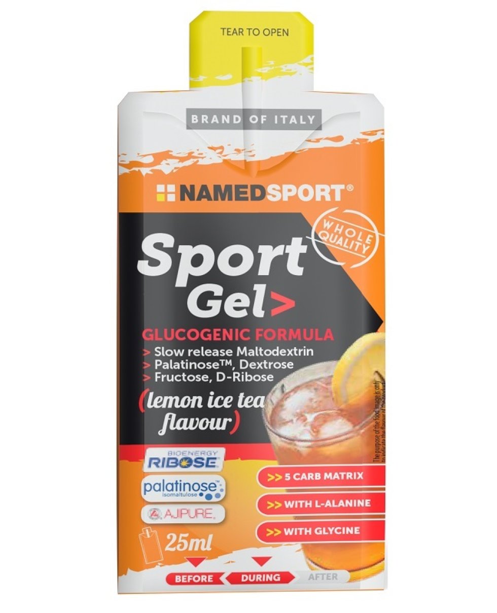 SPORT GEL LEMON ICE TEA 25ML