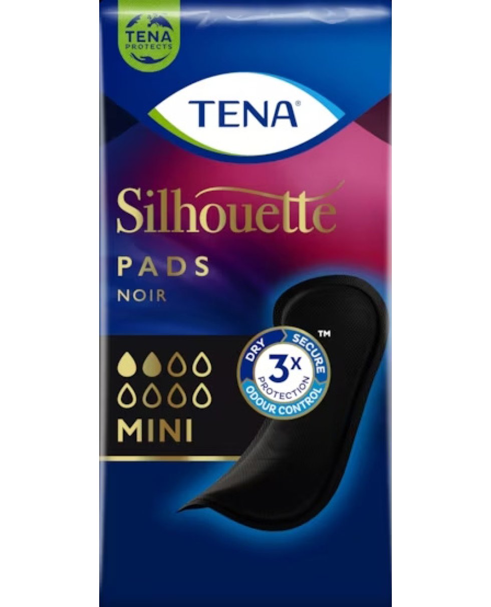 TENA SILHOUETTE NOIR MINI 18PZ