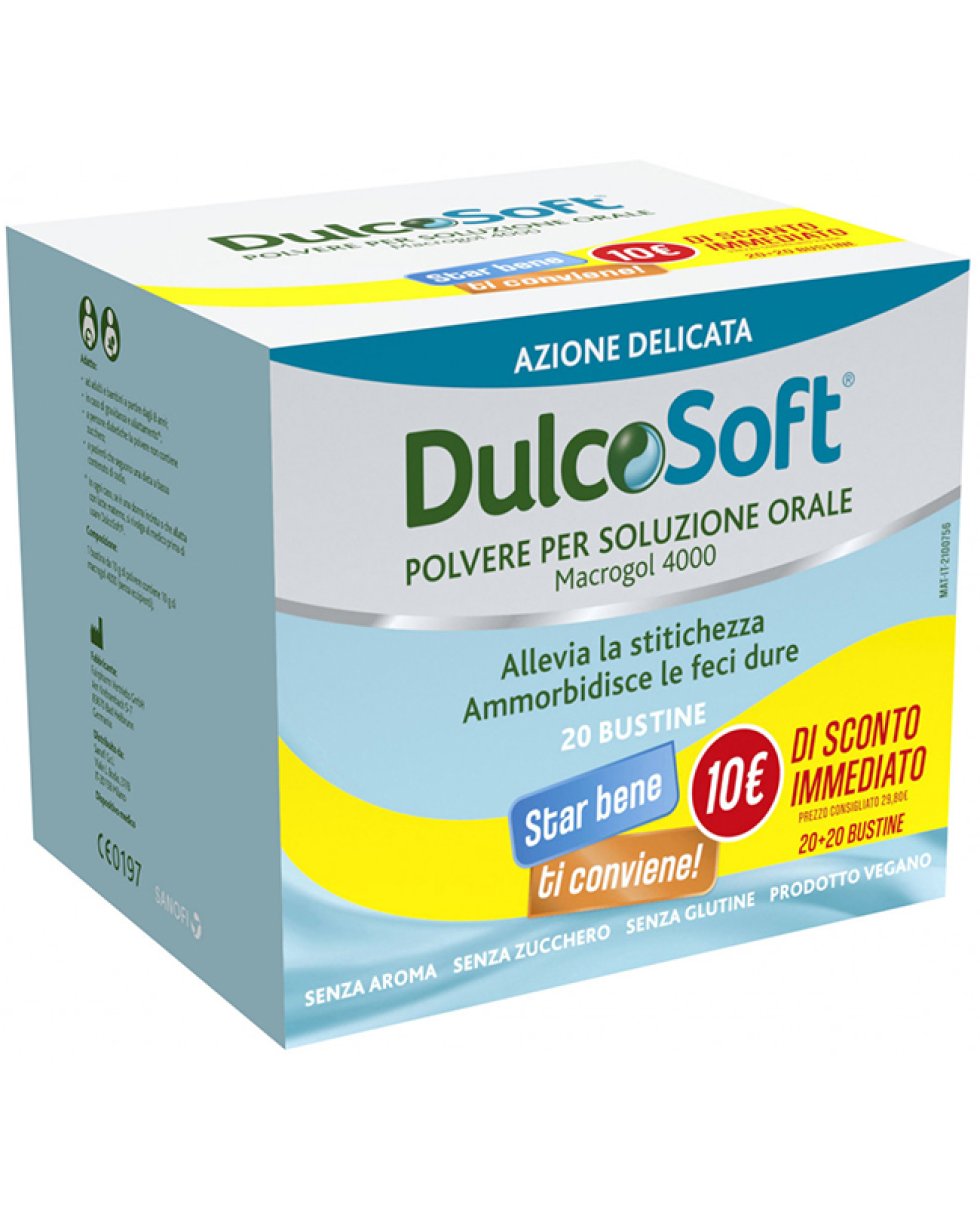 DULCOSOFT 20BUST BIPACK 1+1