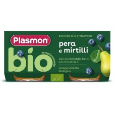 OMO PL.Pera/Mirtillo Bio 2x80g