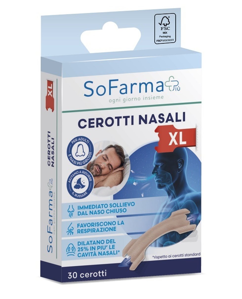 CEROTTO NASALE XL 30PZ SF+