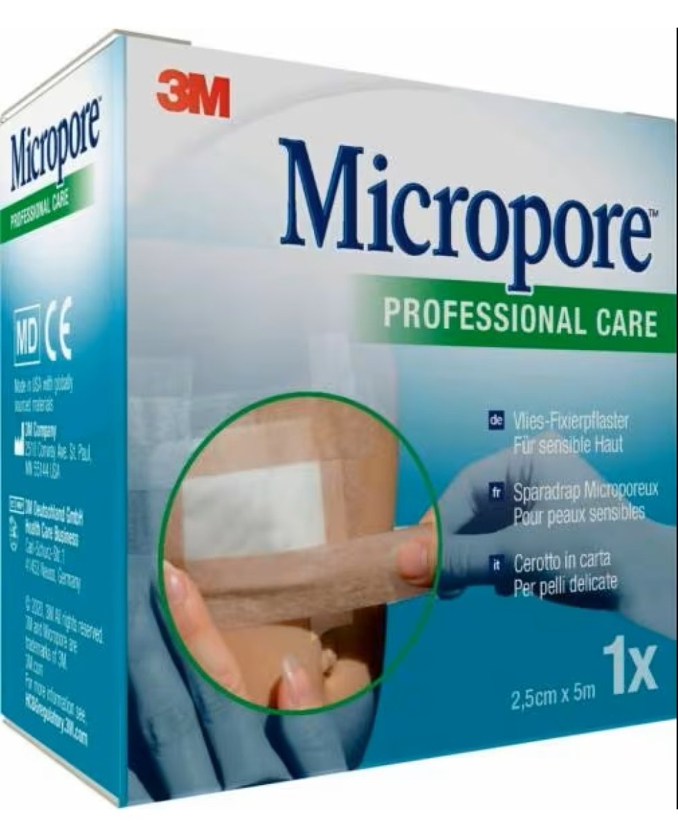 3M MICROPORE SURG T TA M5X25MM