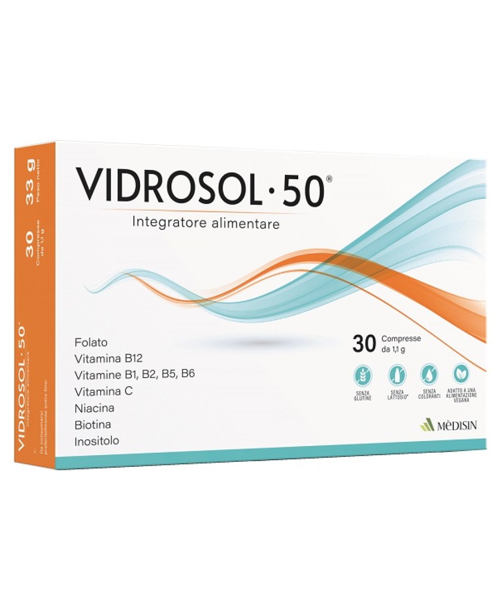 VIDROSOL 50 30CPR