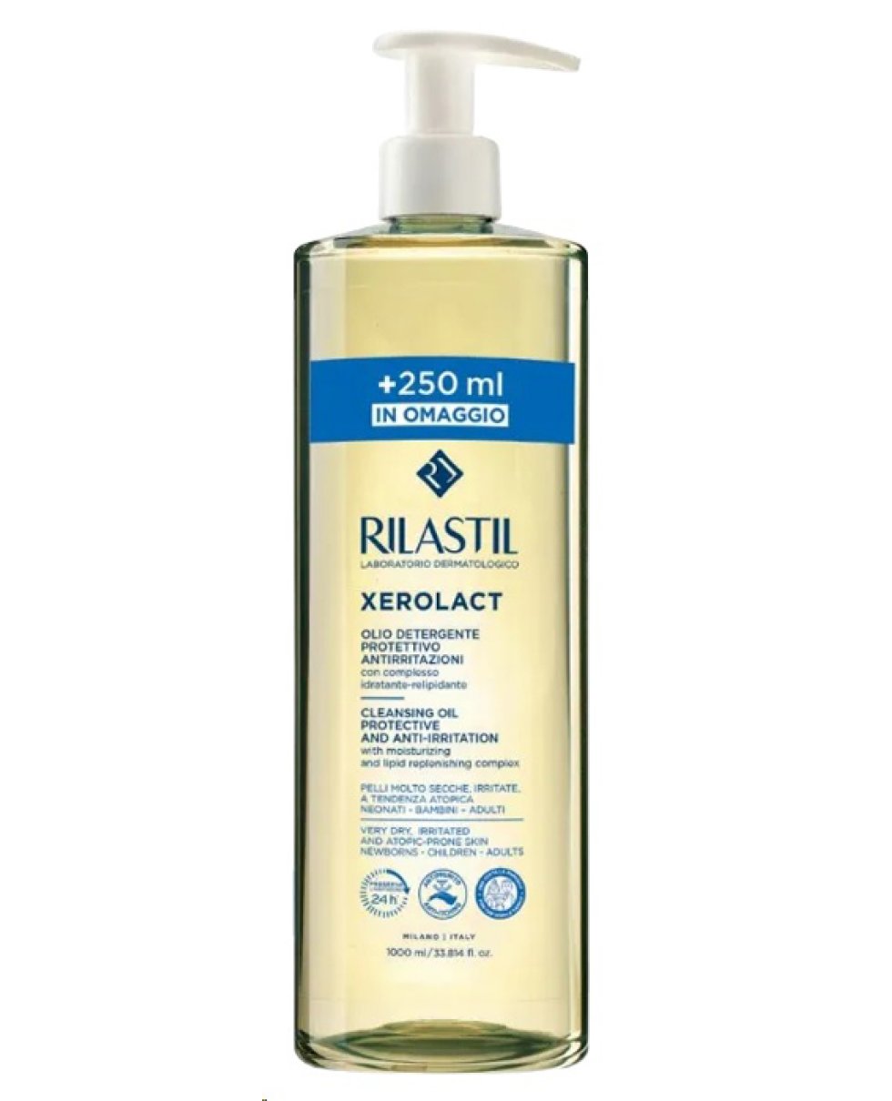 Rilastil Xerolact Olio Detergente Protettivo Antirritazioni 1000M