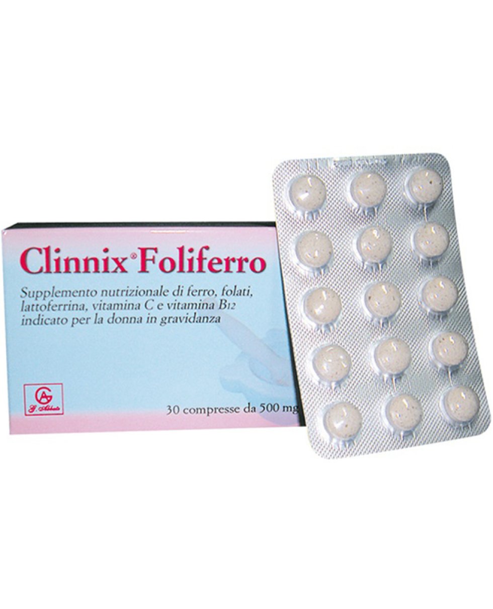 CLINDERM Foliferro 30Cpr 500mg