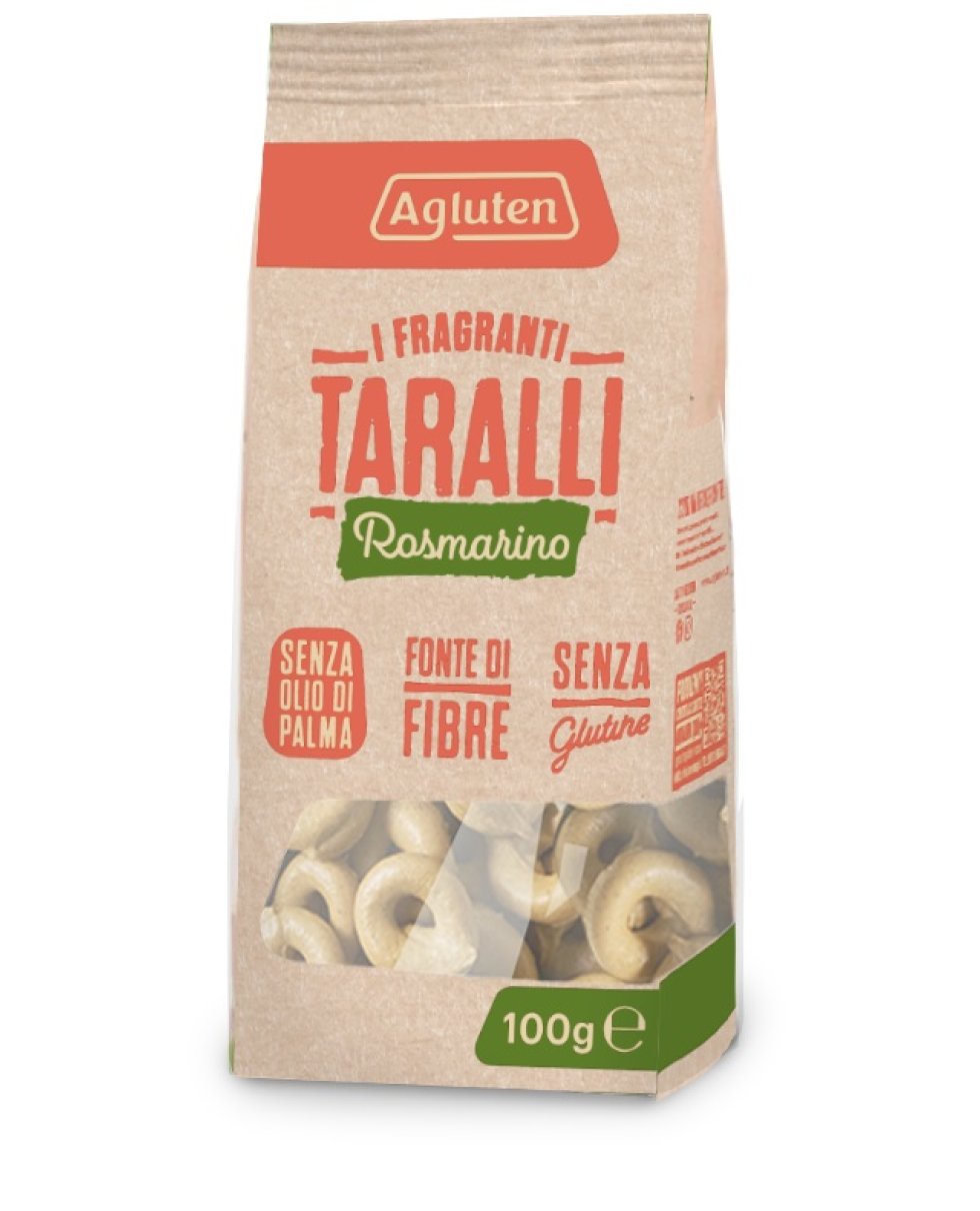 AGLUTEN Taralli Rosm.100g