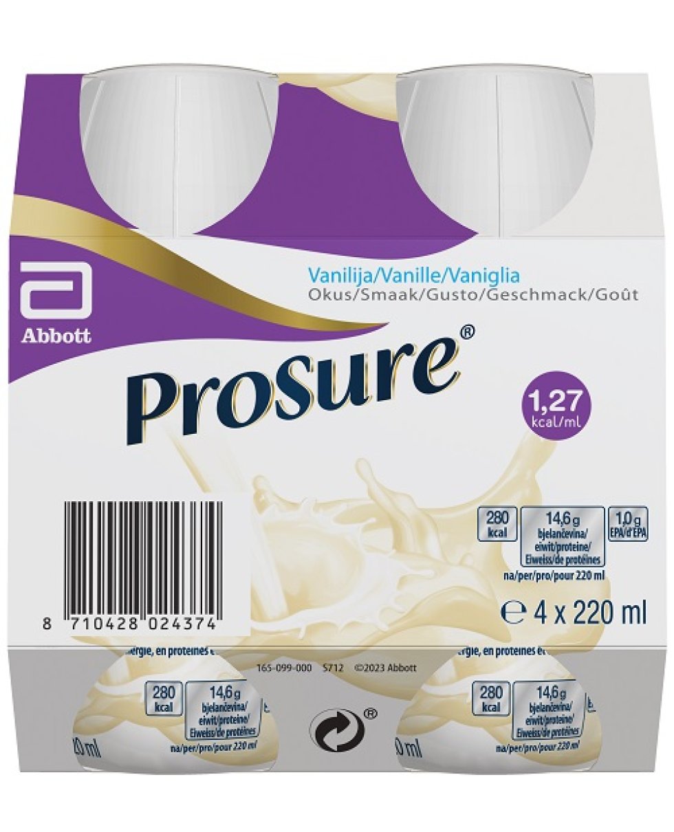 PROSURE VANILLA 4BOTT 220ML