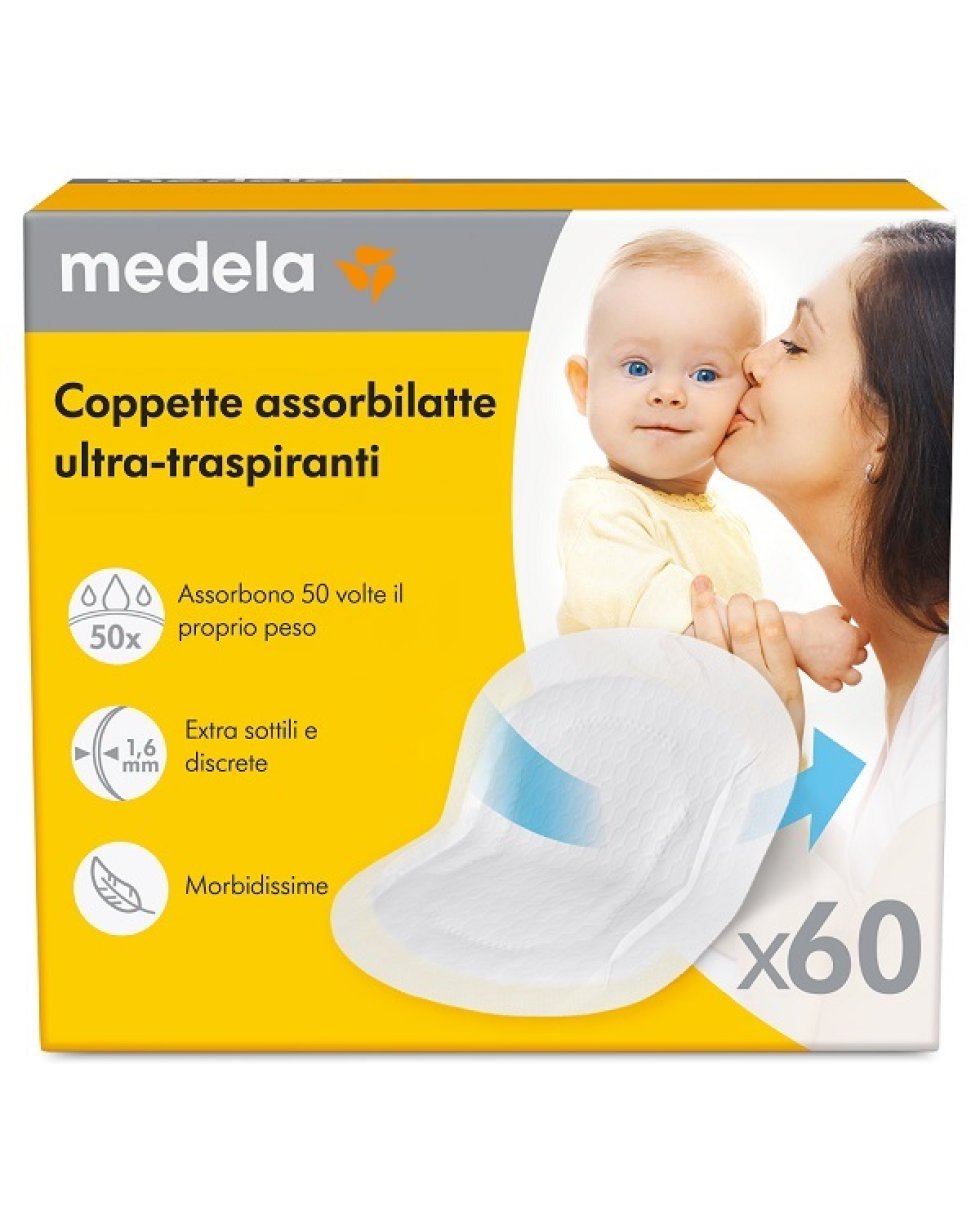 MEDELA Coppette Assorbil.60pz