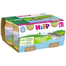 HIPP MERLUZZO PATATE/CAR 4X80G