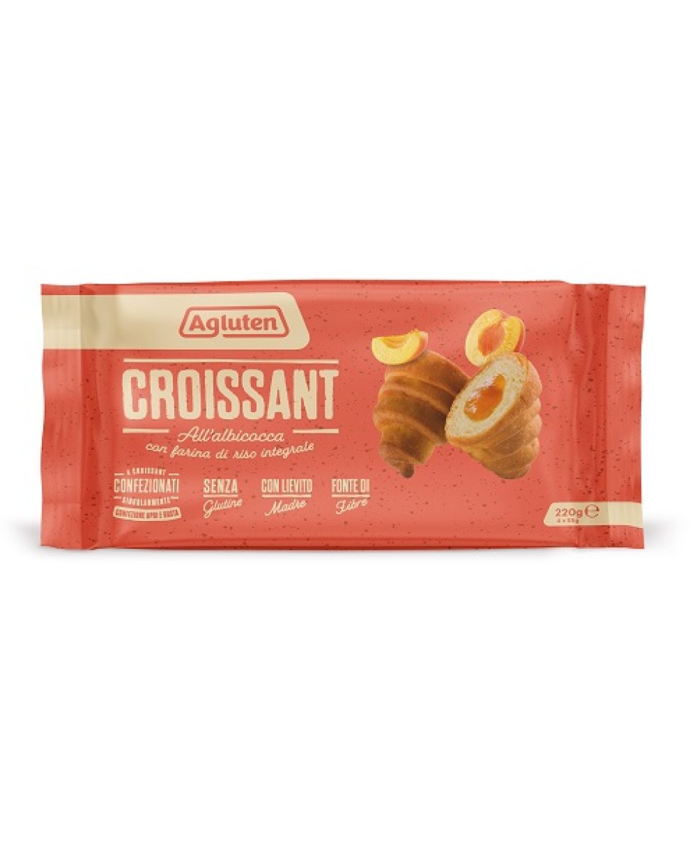 AGLUTEN Croissant Alb.4pz