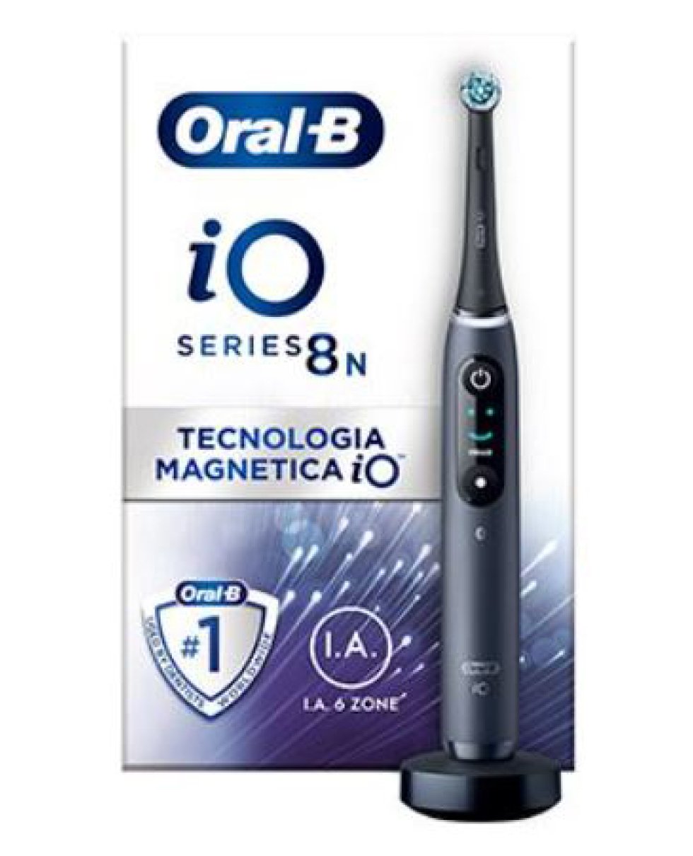 ORALB IO 8 BLACK SPAZZ+2REFILL