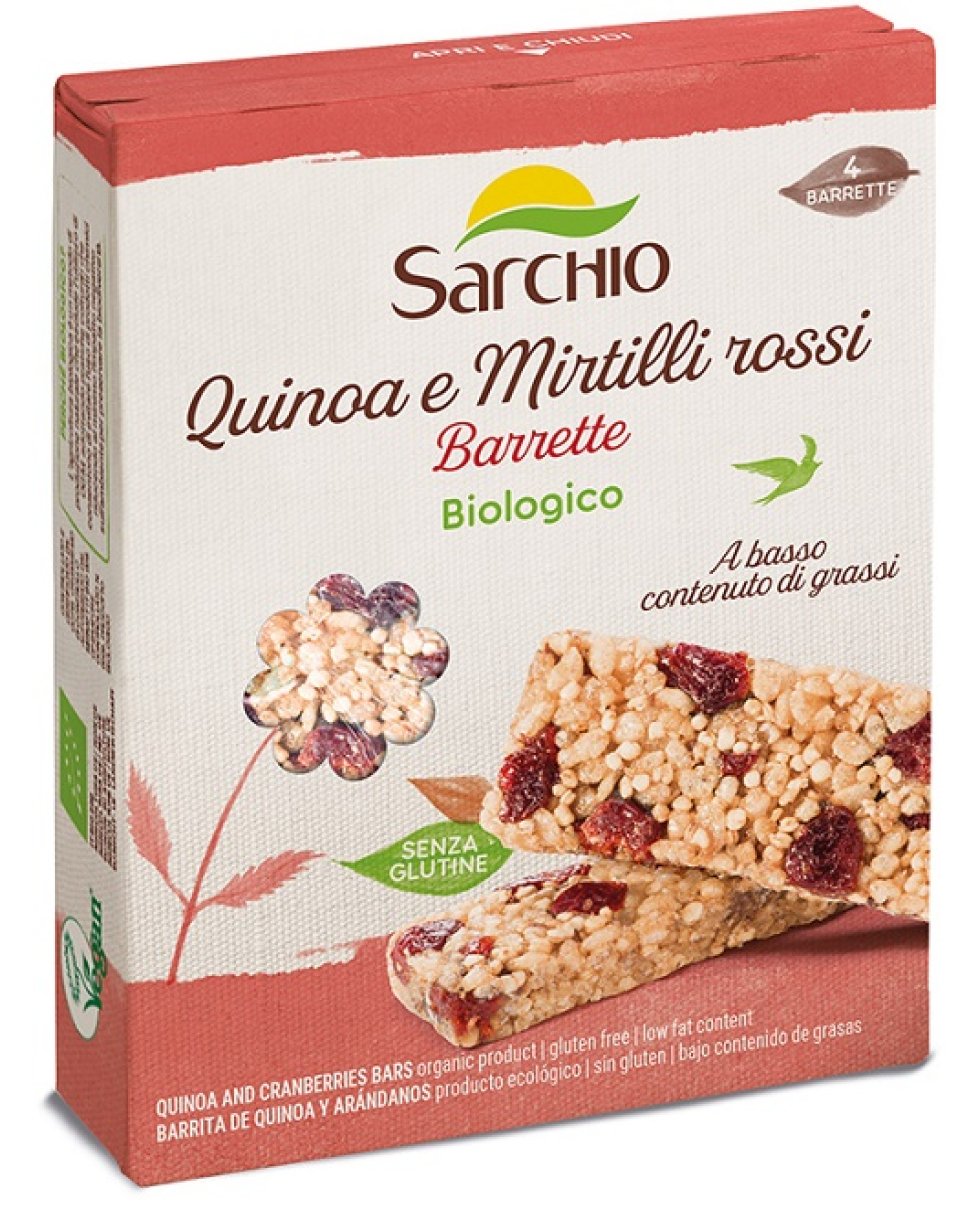 SARCHIO Snack Quinoa/Mirt.80g