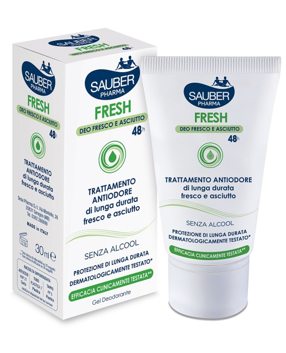 SAUBER FRESH DEO GEL AST 30ML