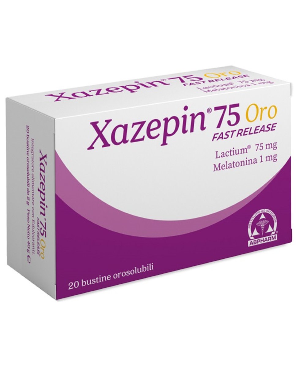 XAZEPIN 75 ORO FAST REL 20BUST