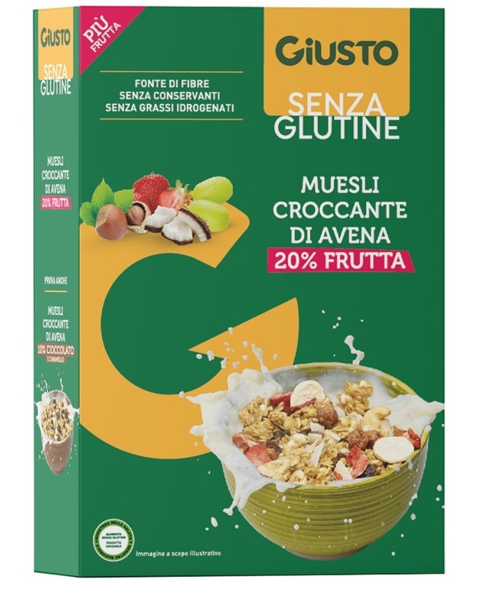 GIUSTO S/G Muesli Frutta 275g