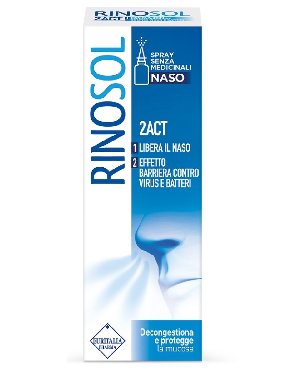 RINOSOL 2ACT SPRAY NASALE 15ML