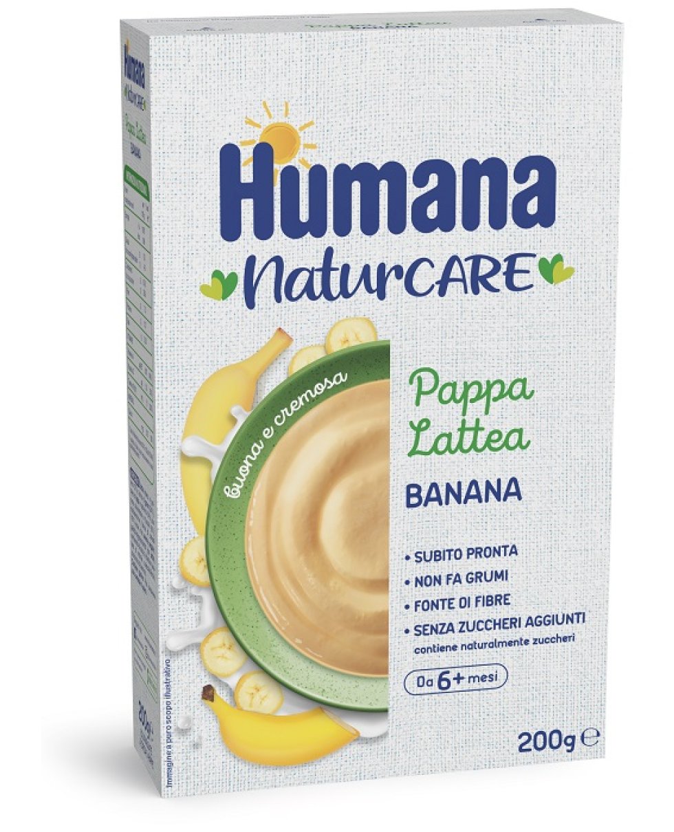 HUMANA PAPPA LATTEA BANANA200G