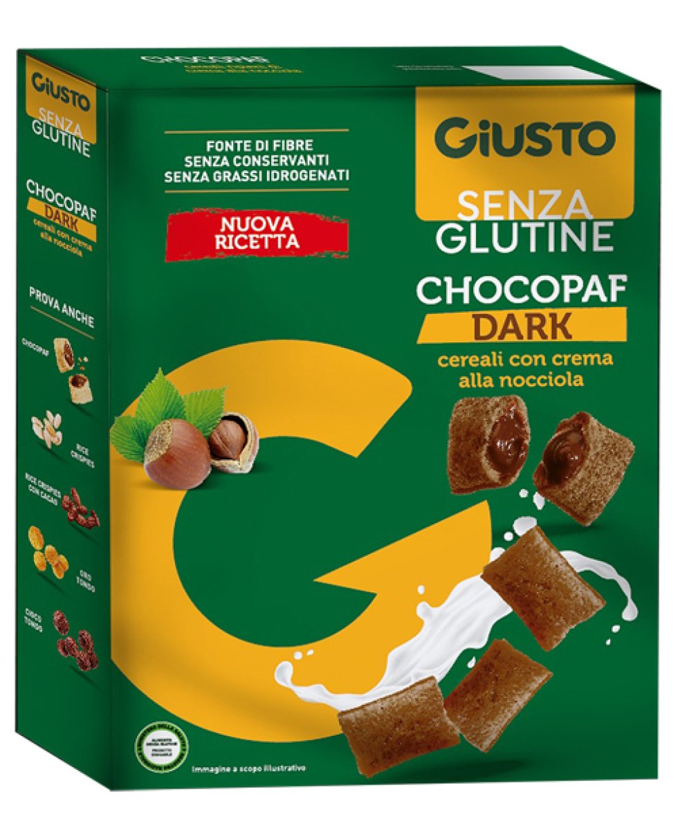 GIUSTO S/G Choco Paff.Dark250g