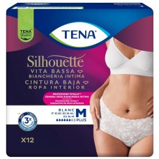 TENA SILHOUETTE P WHITE M 12PZ