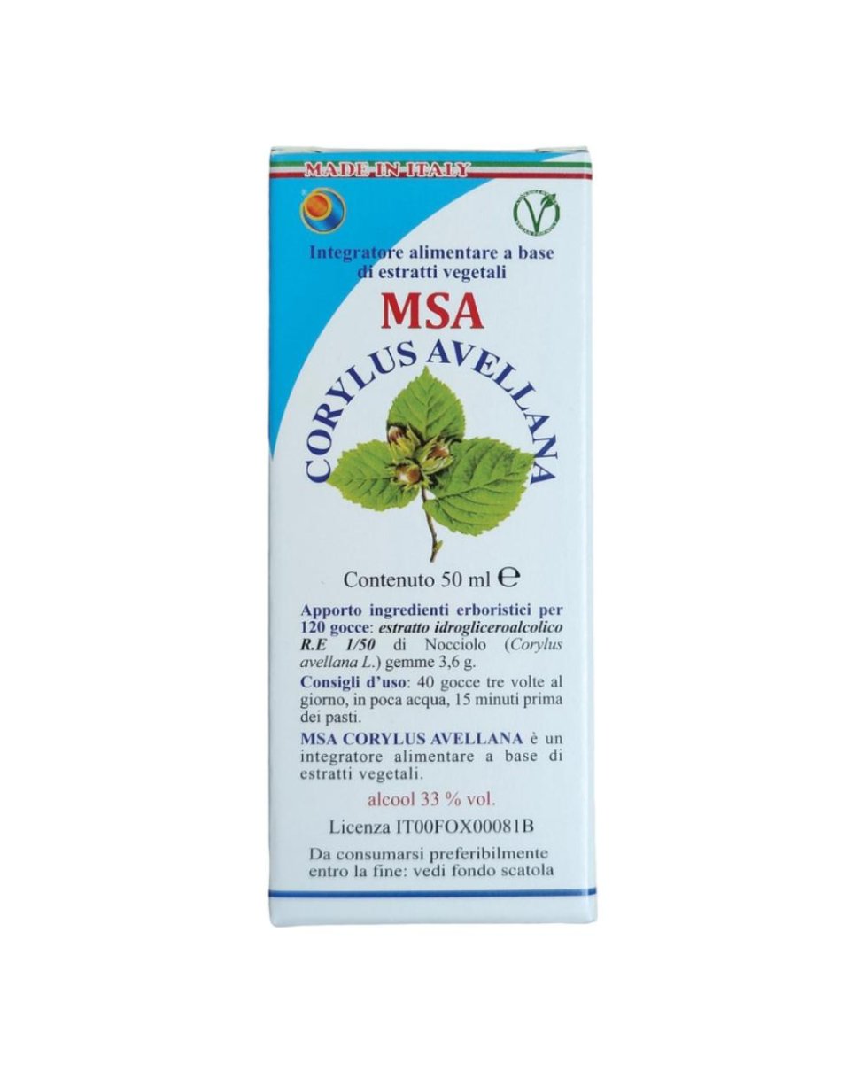 MSA CORYLUS AVELLANA 50ML