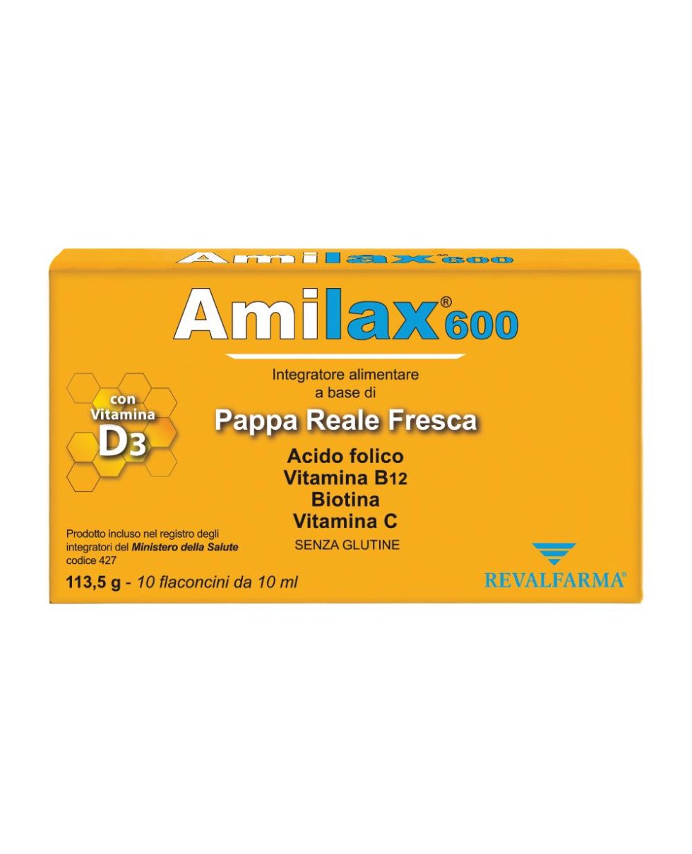 AMILAX 600 10 FLACONCINI 10ML