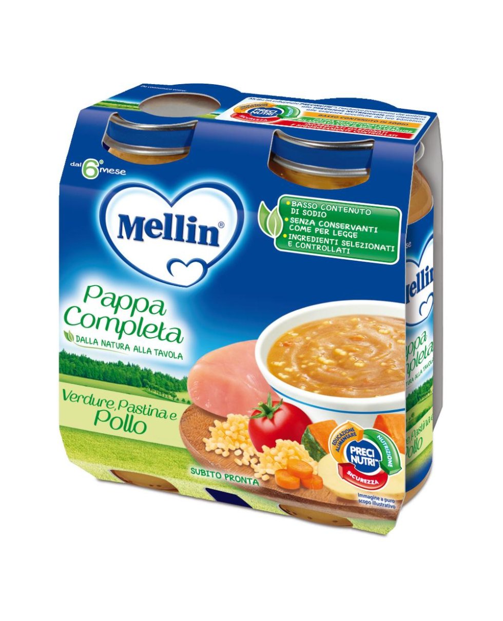 MELLIN-PAPPA COMPL POLLO  2X250G