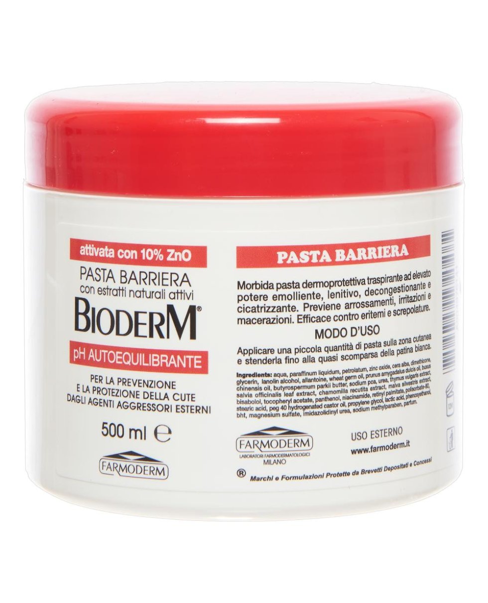 BIODERM PASTA BARR ZN 500ML