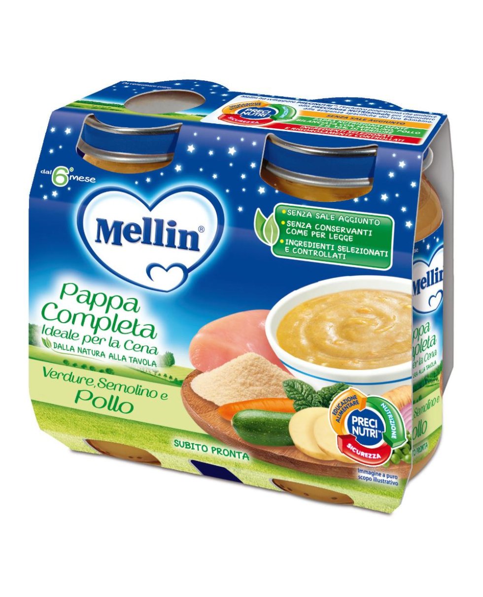 MELLIN CENA POL/SEM/VERD 2X200G