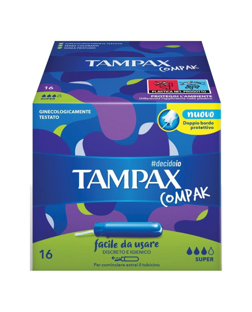 TAMPAX COMPAK SUPER 16PZ   9002