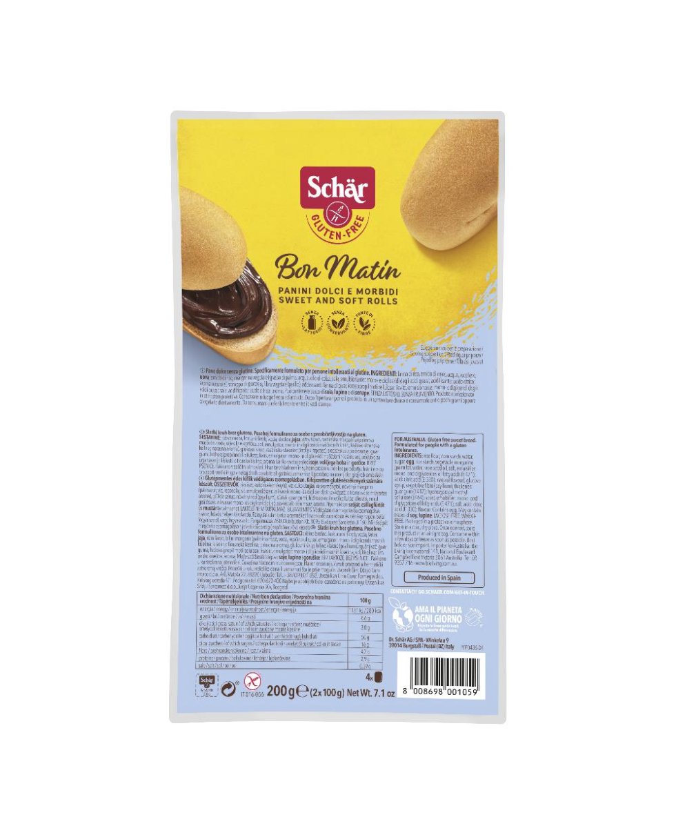 SCHAR BON MATIN PANE DOLCE 200GR